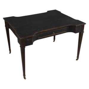 18th c. Dutch Louis XVI Period Writing Desk with Original Brass Casters