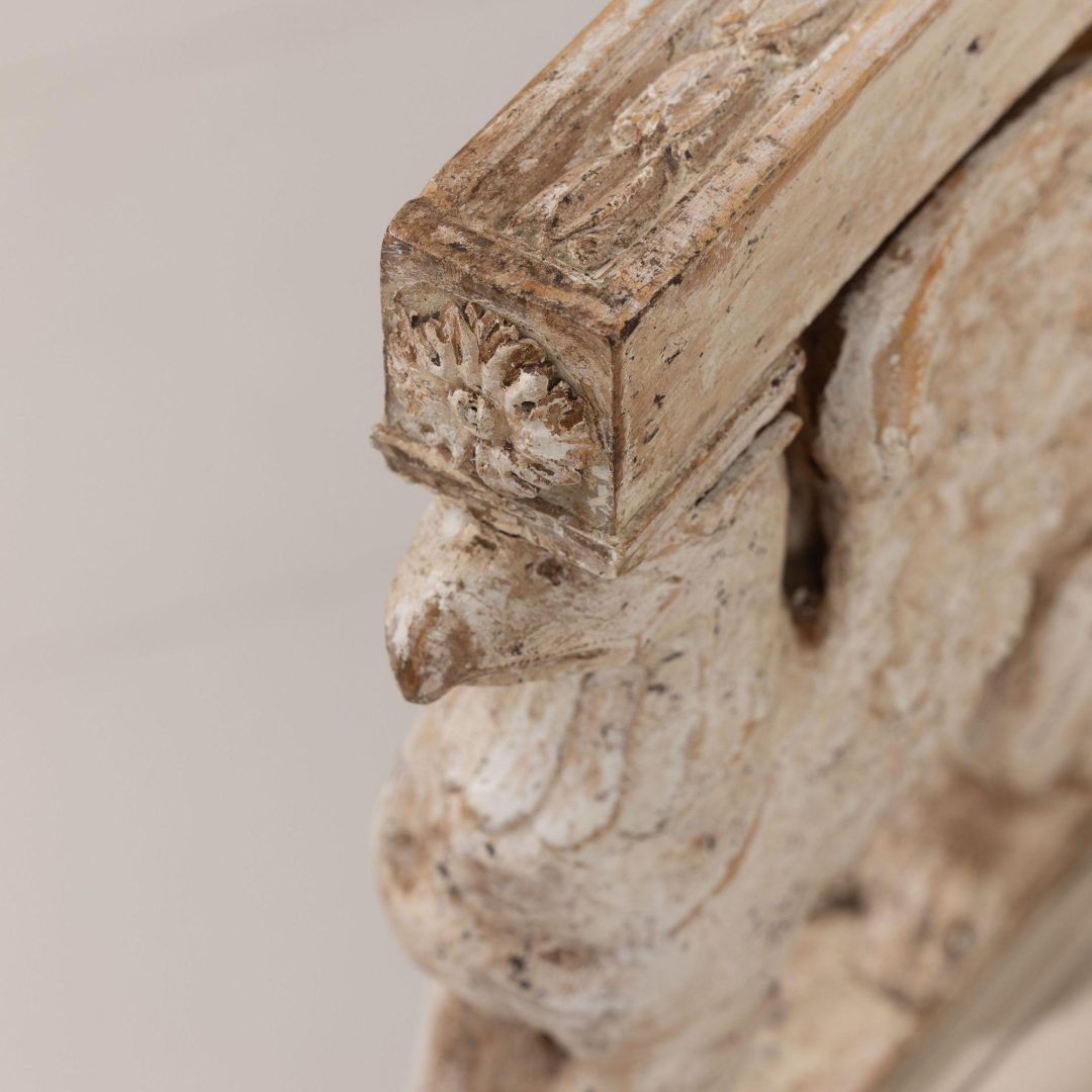 10_2283_19th_century_Swedish_Gustavian_griffin_sofa_bench_in_original_paint-0019