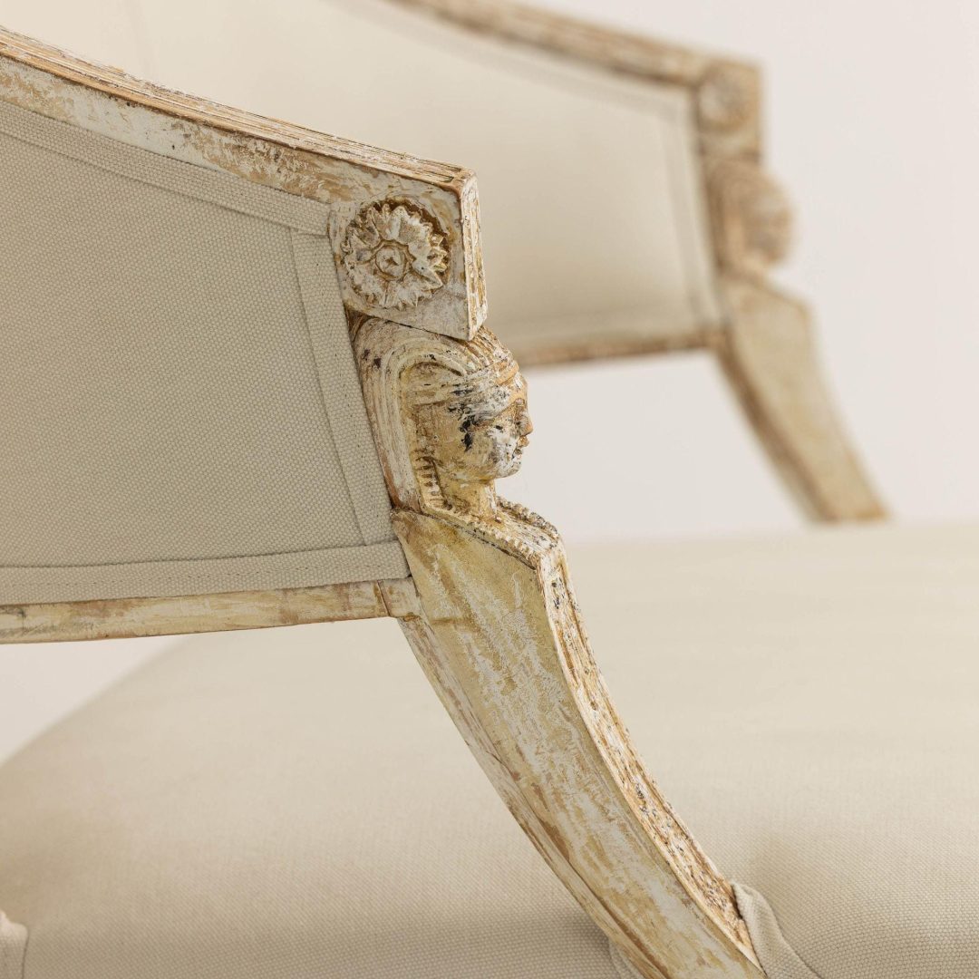 12_2181_19th_century_Swedish_Gustavian_sofa_bench_with_sphinx_heads_in_original_paint_026