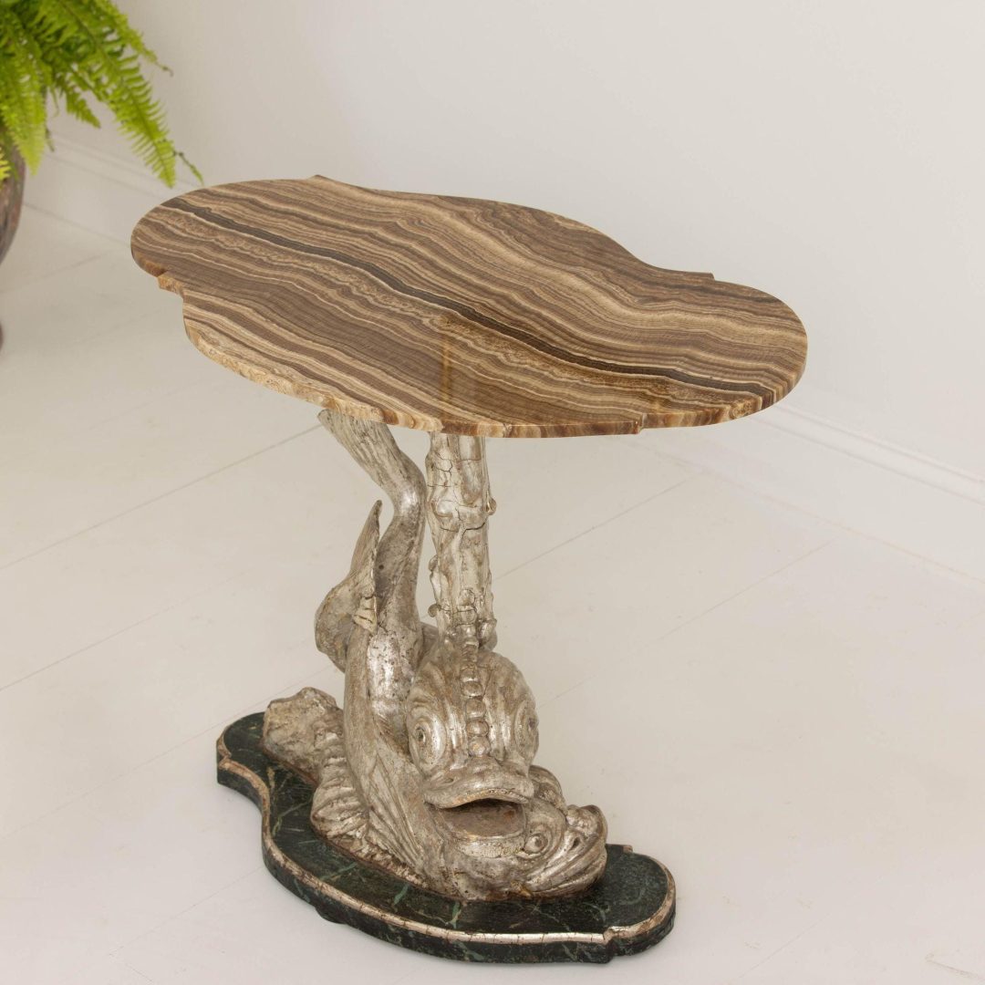 12_2263_19th_century_Italian_dolphin_table_in_original_silver_leaf_011