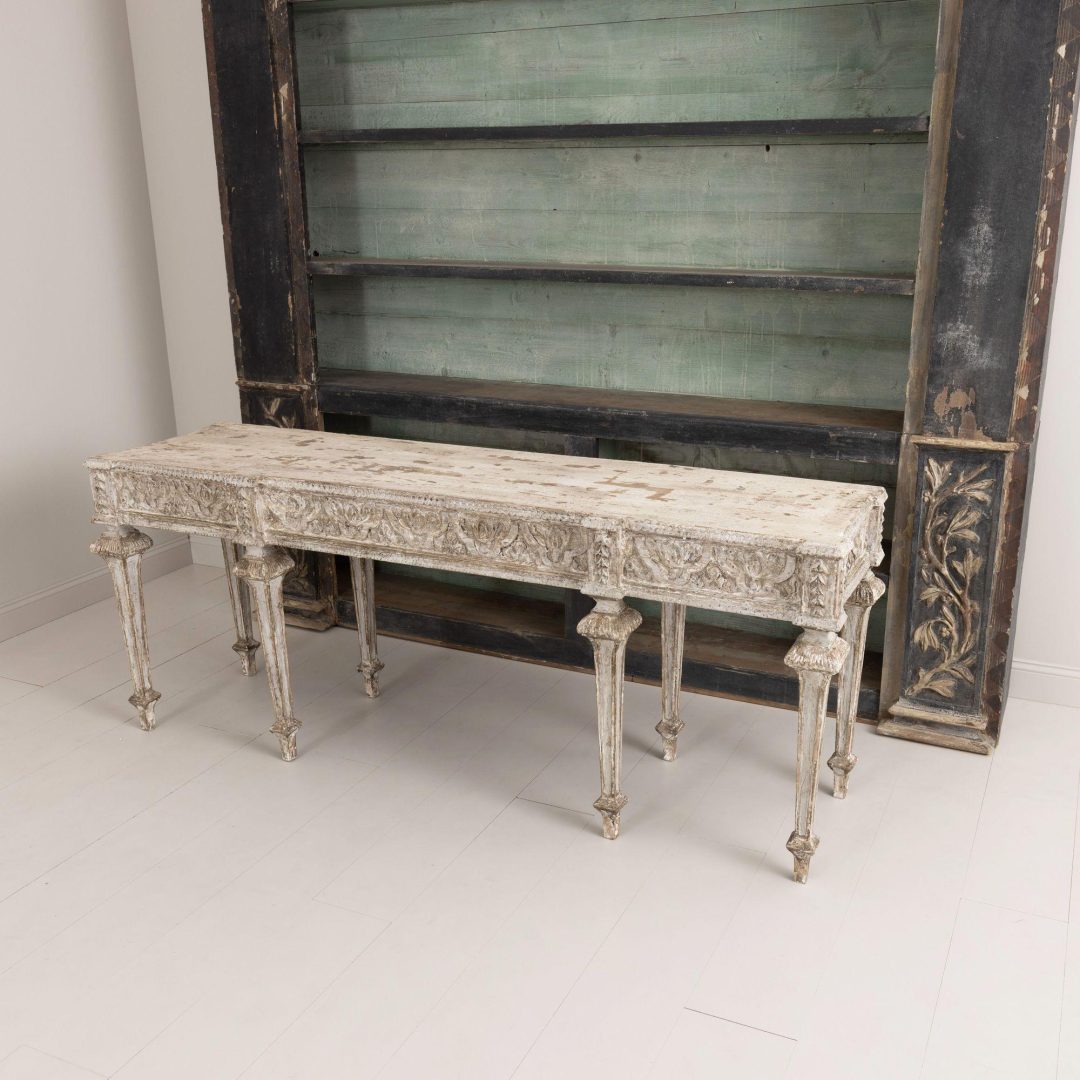 13_2060_italian_neoclassical_style_long_painted_carved_console_tables_16