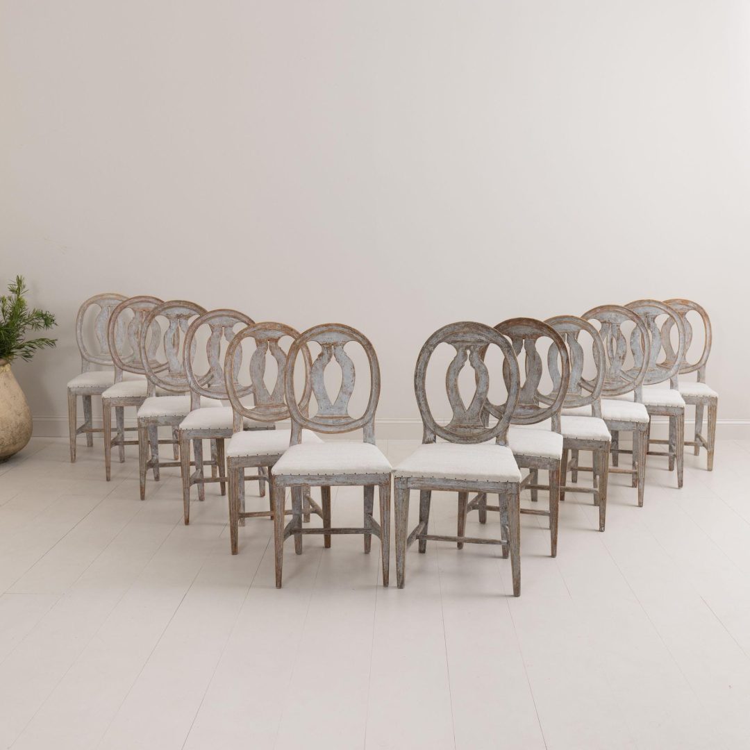 14_2125_19th_century_swedish_gustavian_set_twelve_original_paint_dining_chairs_48