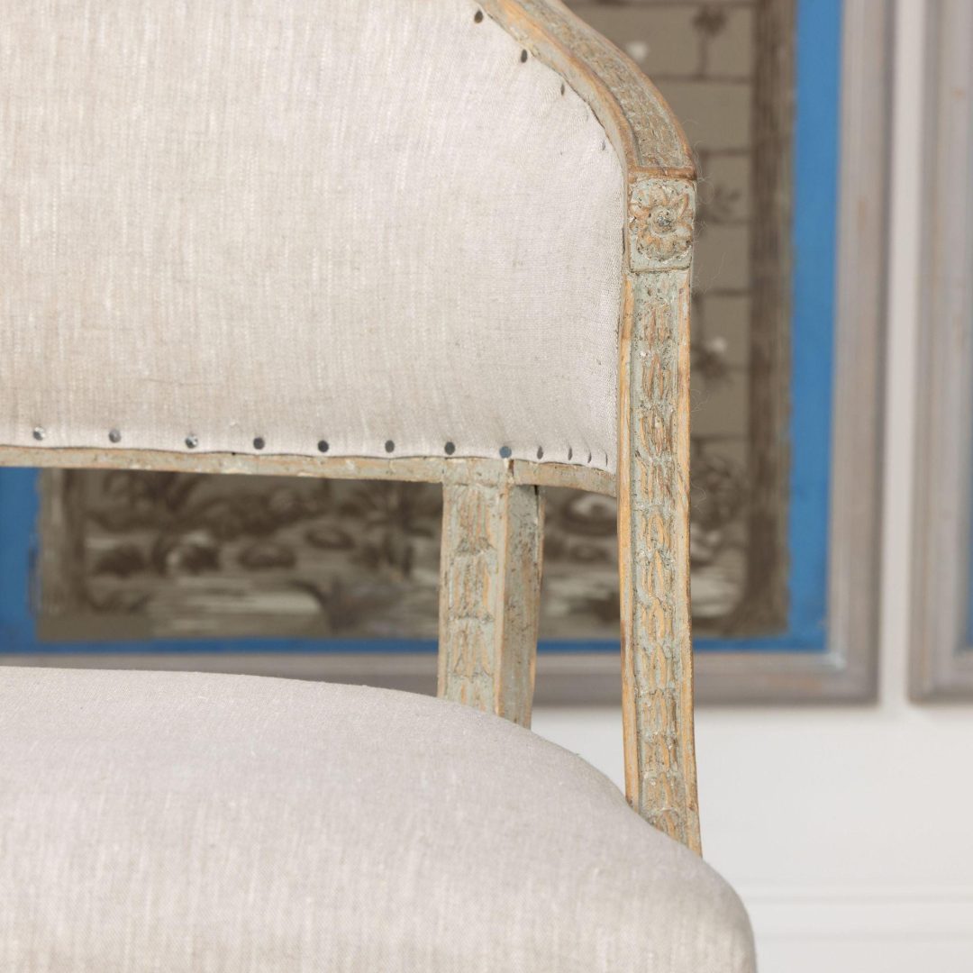 15_2164_B_19th_century_Swedish_Gustavian_upholstered_painted_barrel_back_chair-0016