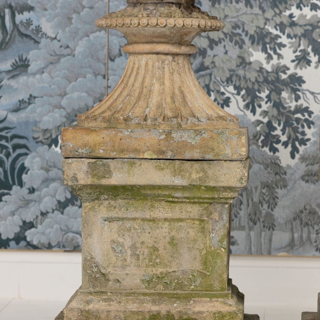 17_2341_19th_century_Scottish_buff_terracotta_urns_on_plinths-0032