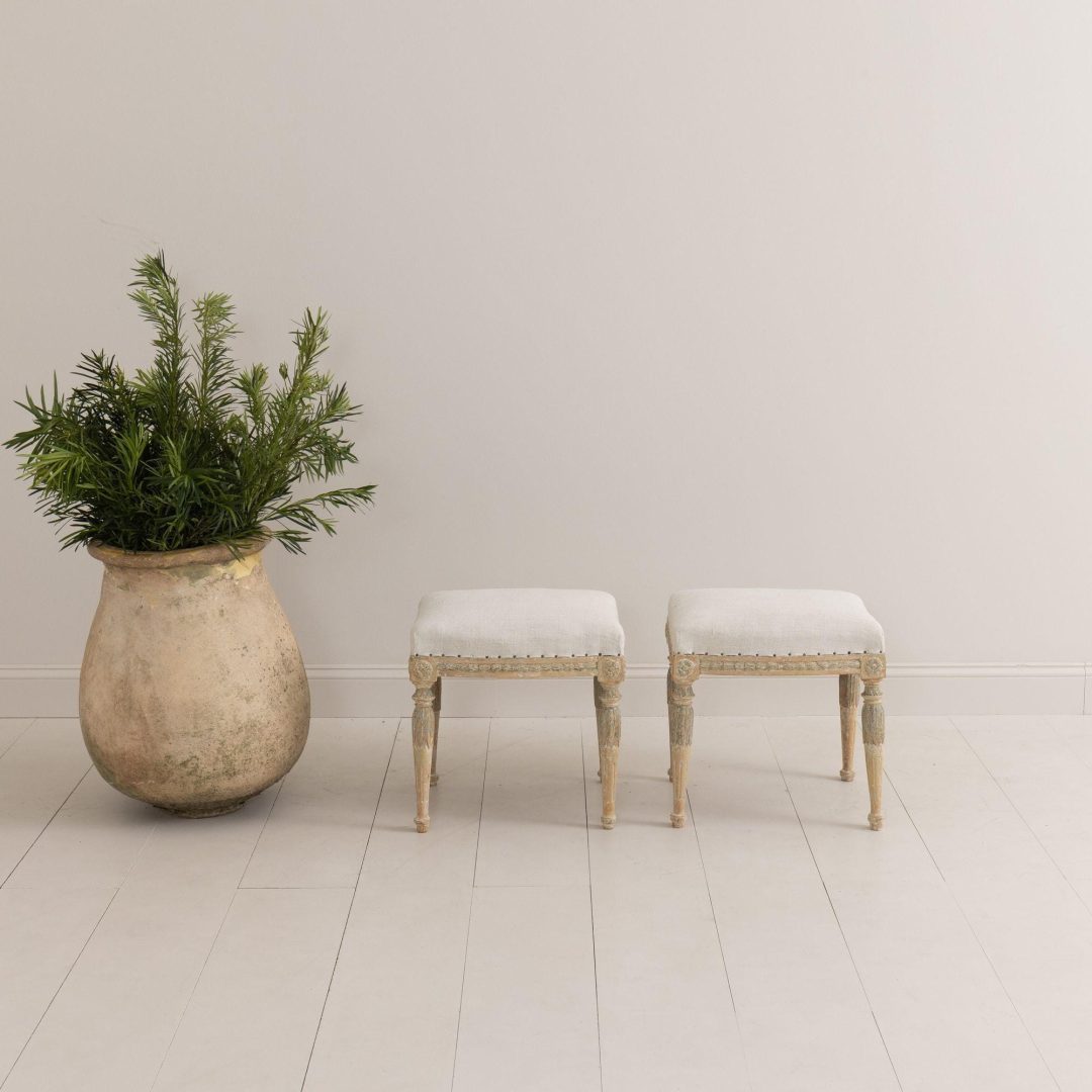 1_2086_18th_century_swedish_gustavian_period_pair_original_paint_stools_footstools_1