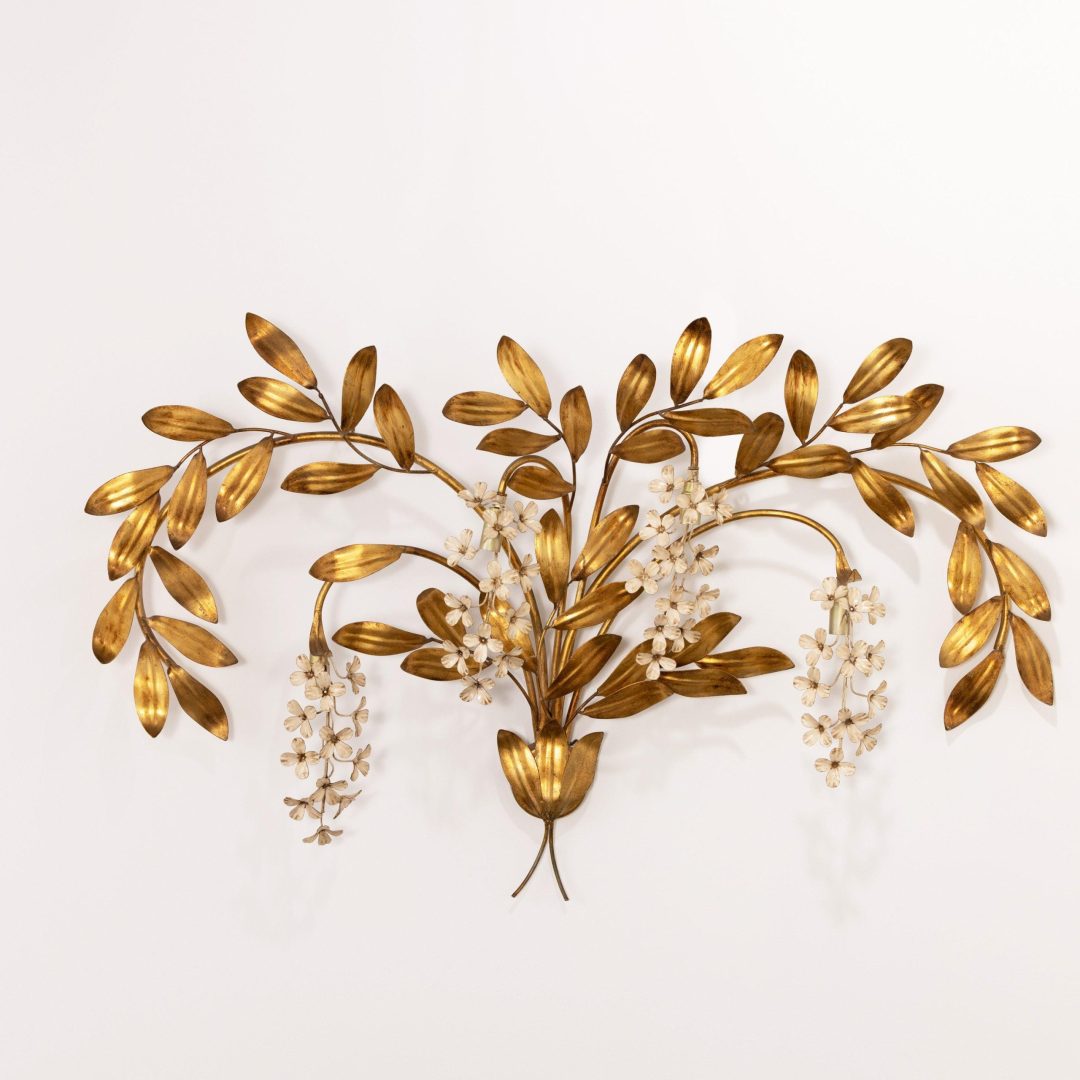 2023_mid_century_large_gold_leaf_metal_sconce_by_hans_kogl_11