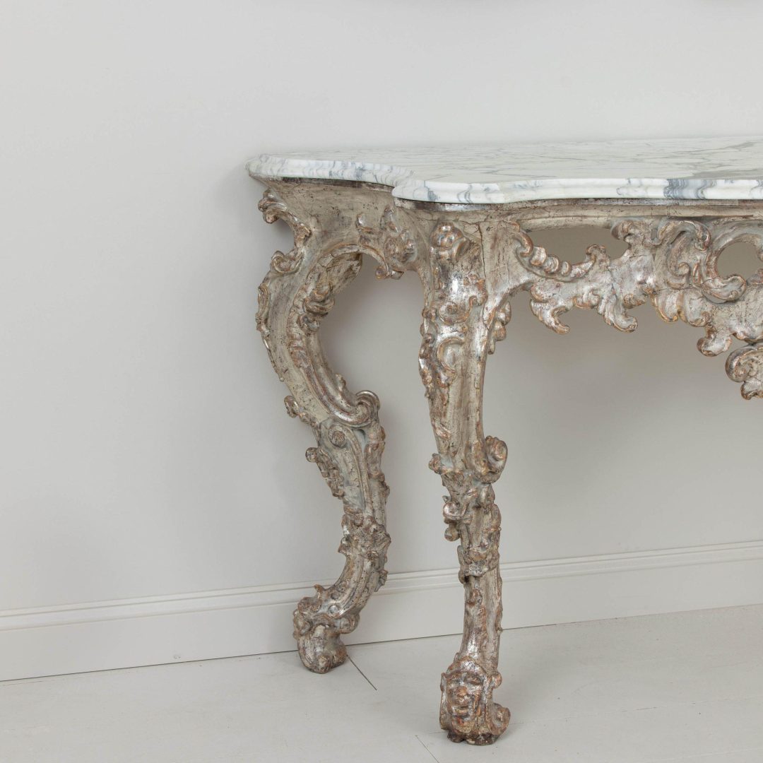 2166_18th_century_Italian_silver_leaf_console_with_arabescato_marble_top_012