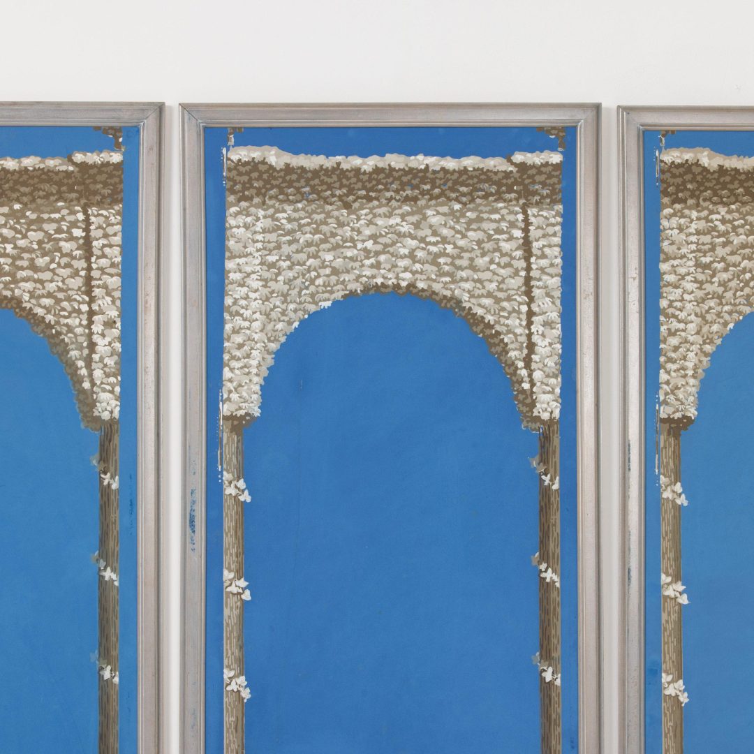 2311_Six_19th_century_French_framed_panoramic_wallpaper_panels-0005