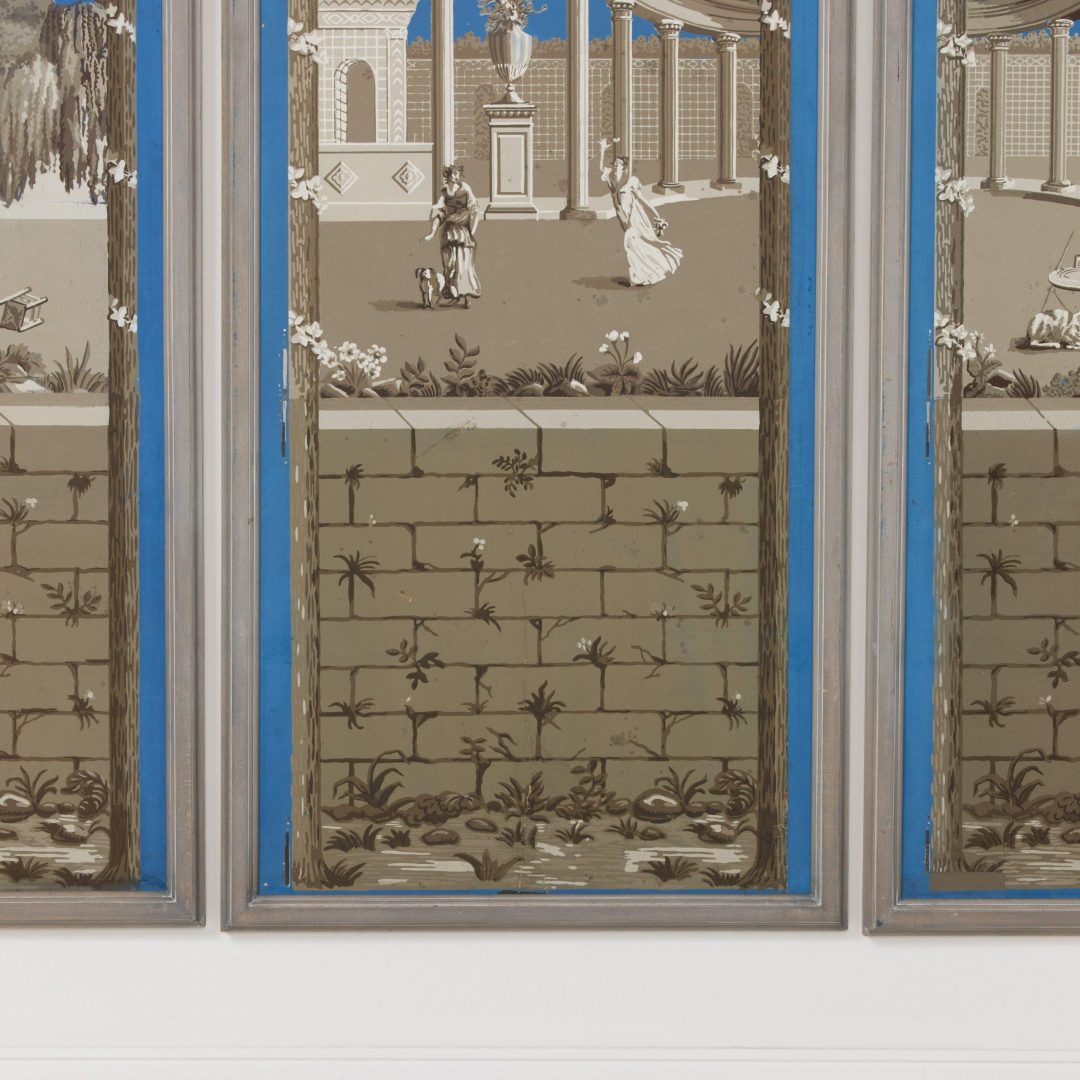 2311_Six_19th_century_French_framed_panoramic_wallpaper_panels-0010