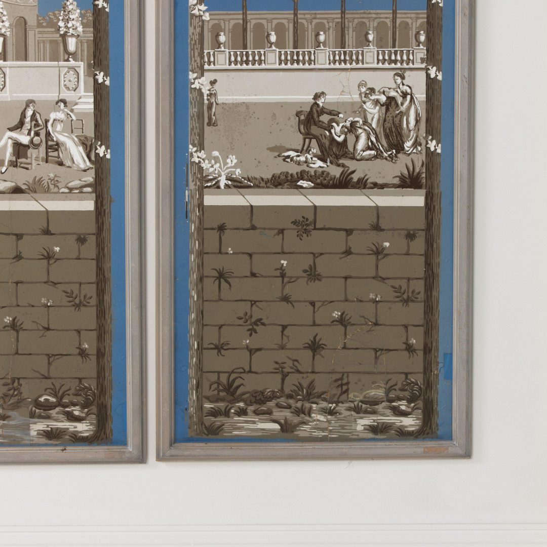 2311_Six_19th_century_French_framed_panoramic_wallpaper_panels-0019