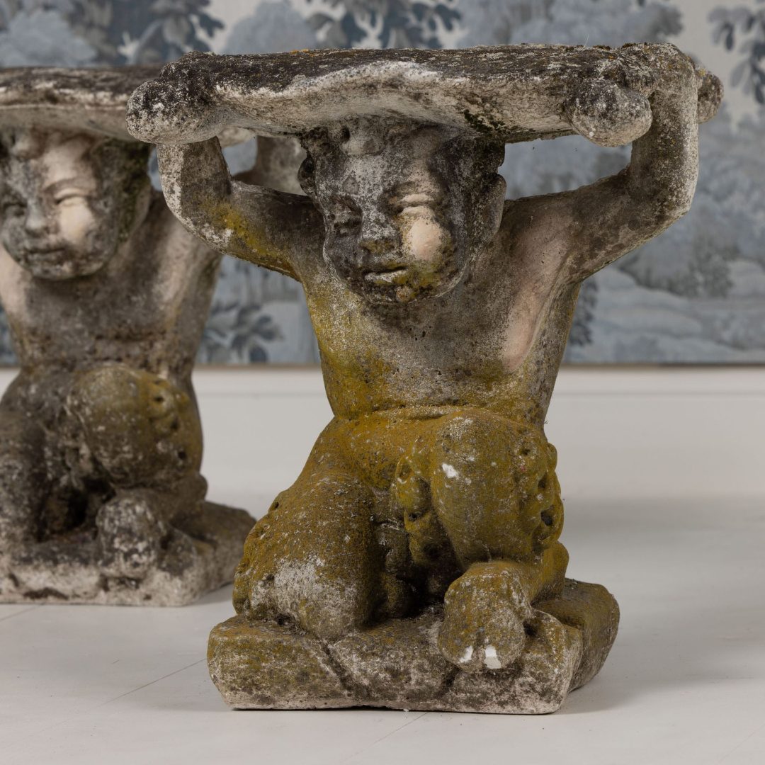 2_400_Set_of_four_early_20th_century_italian_concrete_fauns_of_the_forest_004