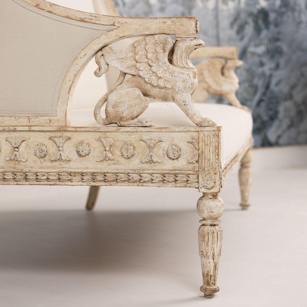 5_2283_19th_century_Swedish_Gustavian_griffin_sofa_bench_in_original_paint-0024