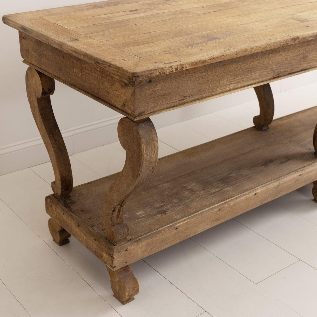 6_2094_19th_century_french_natural_oak_drapers_table_10