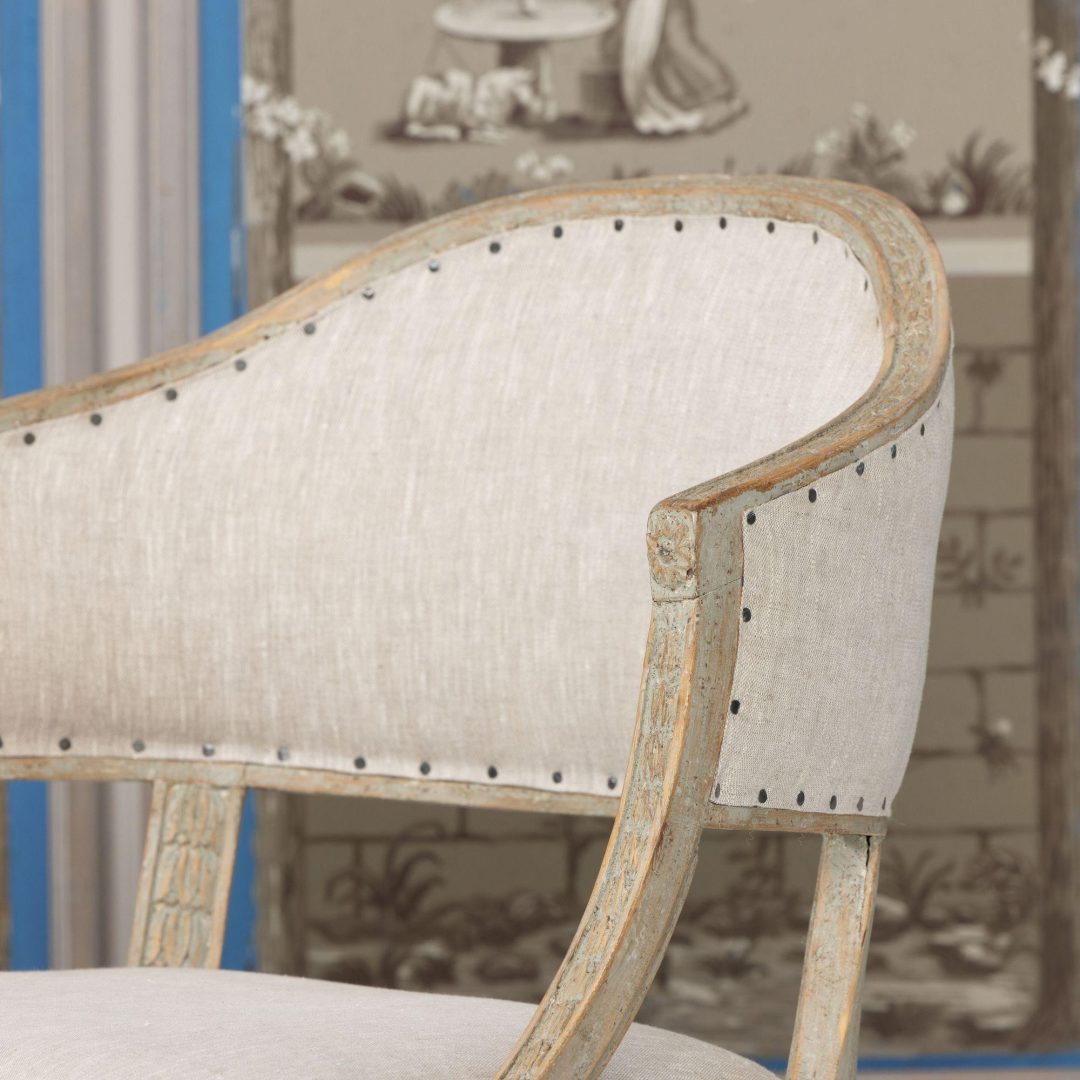 6_2164_B_19th_century_Swedish_Gustavian_upholstered_painted_barrel_back_chair-0007
