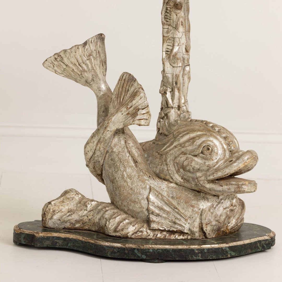 6_2263_19th_century_Italian_dolphin_table_in_original_silver_leaf_008