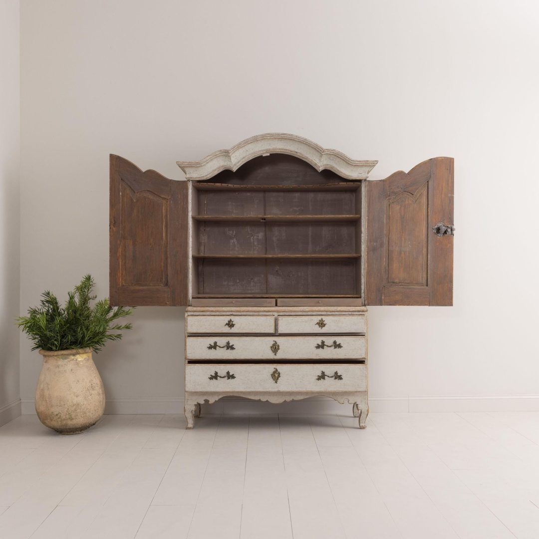 8_2128_18th_century_swedish_rococo_painted_linen_press_cabinet_4
