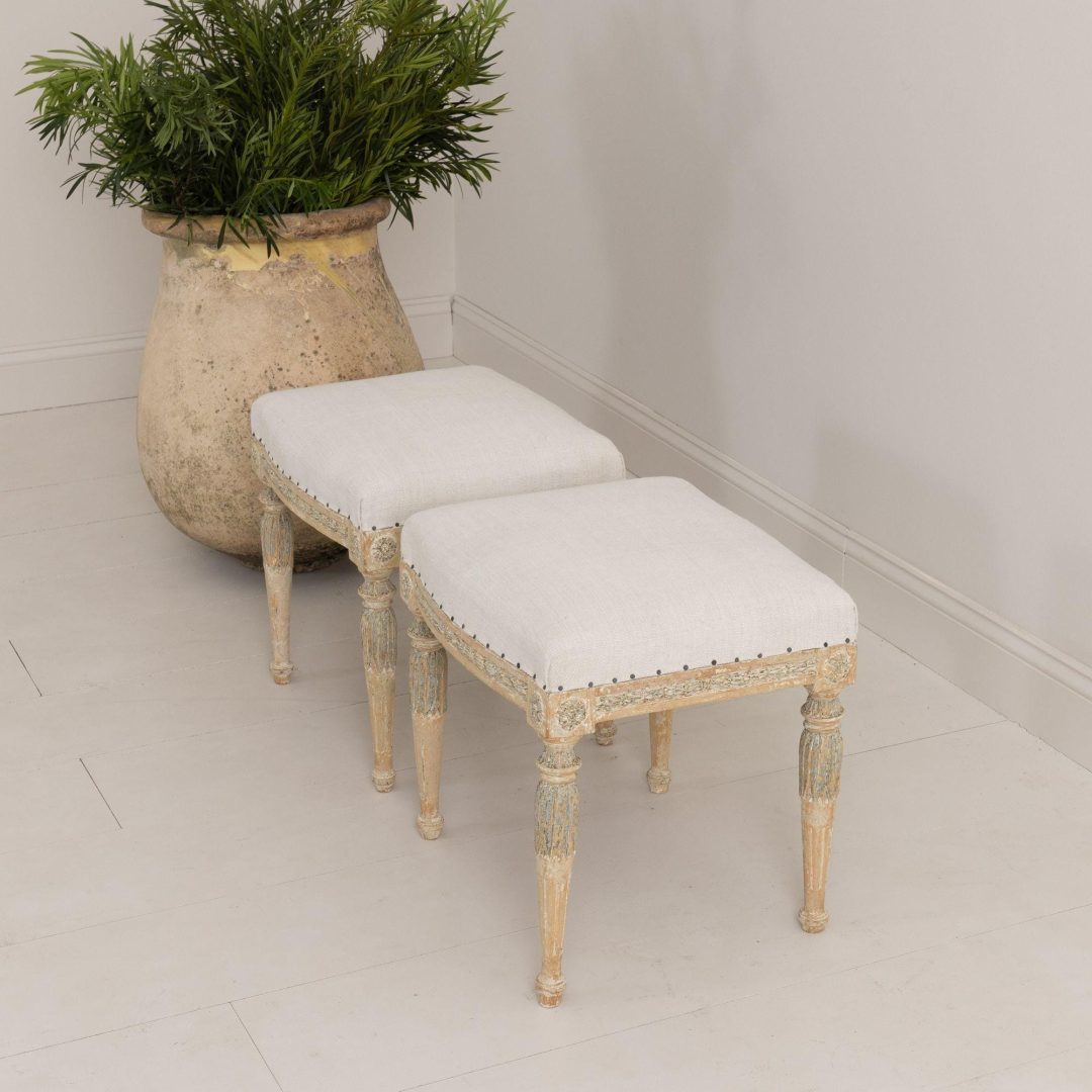 9_2086_18th_century_swedish_gustavian_period_pair_original_paint_stools_footstools_5